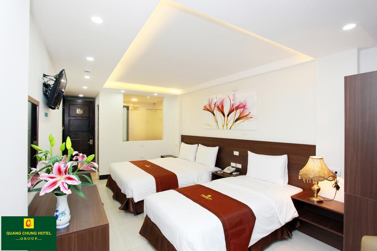 Quang Chung Hotel - 56 Le Van Thiem - By Bay Luxury Hanoi Dış mekan fotoğraf