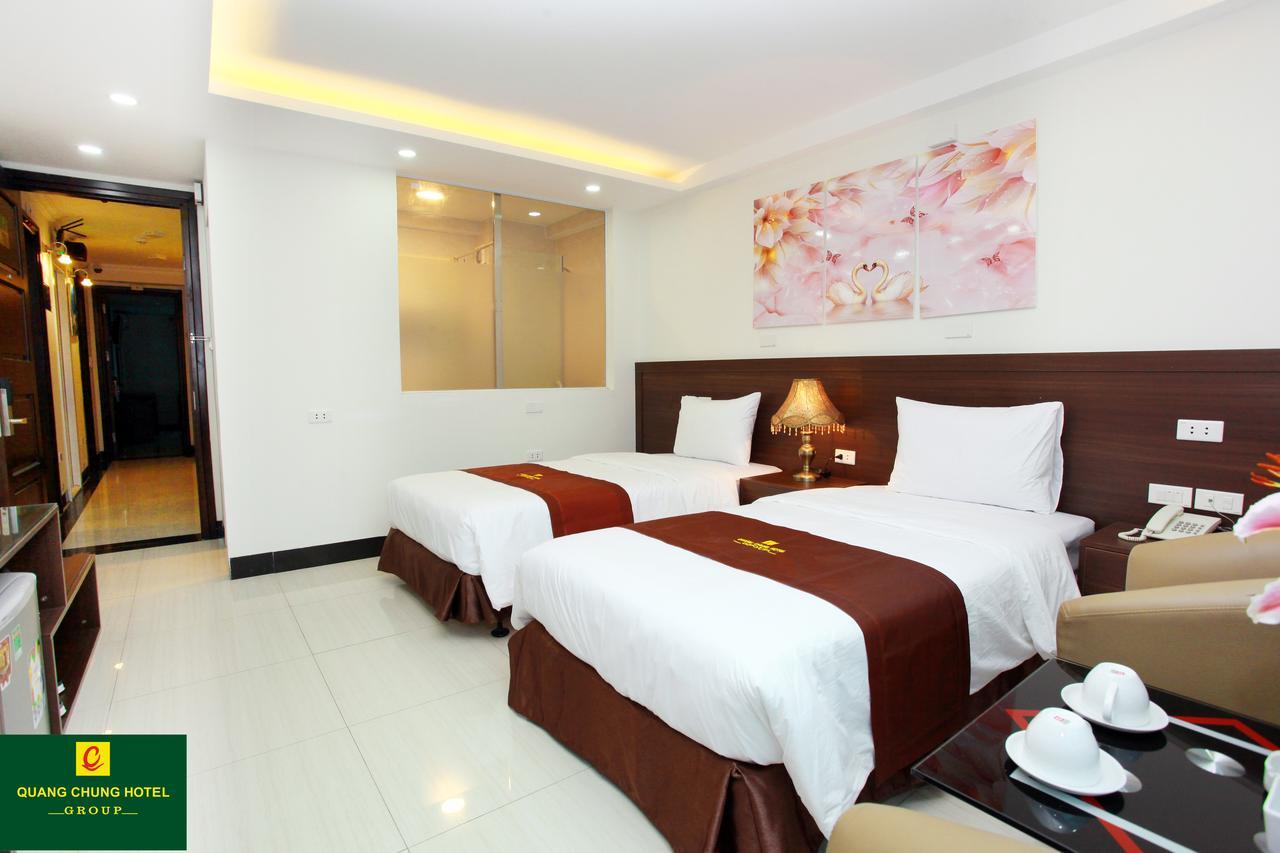 Quang Chung Hotel - 56 Le Van Thiem - By Bay Luxury Hanoi Dış mekan fotoğraf