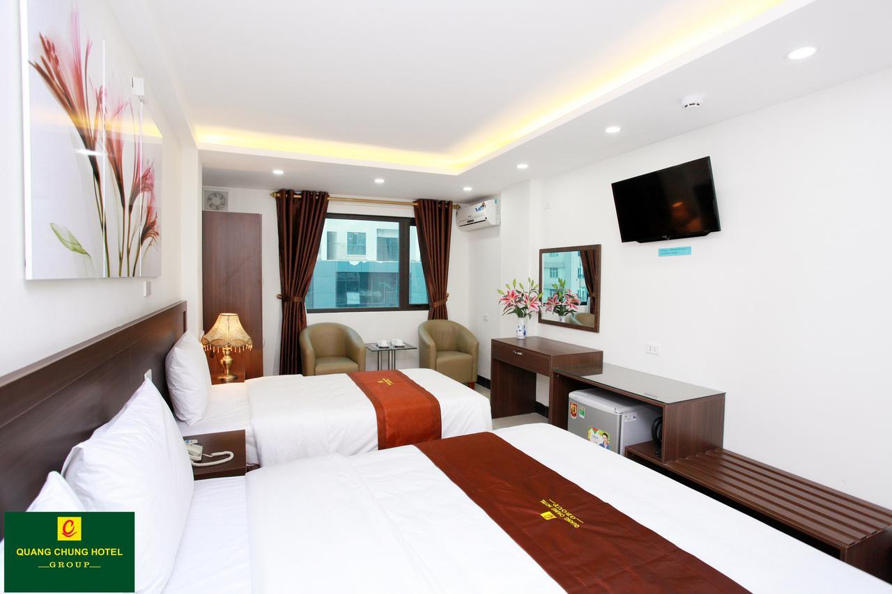 Quang Chung Hotel - 56 Le Van Thiem - By Bay Luxury Hanoi Dış mekan fotoğraf