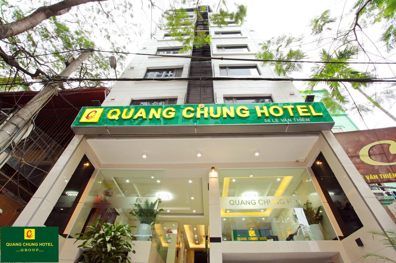 Quang Chung Hotel - 56 Le Van Thiem - By Bay Luxury Hanoi Dış mekan fotoğraf