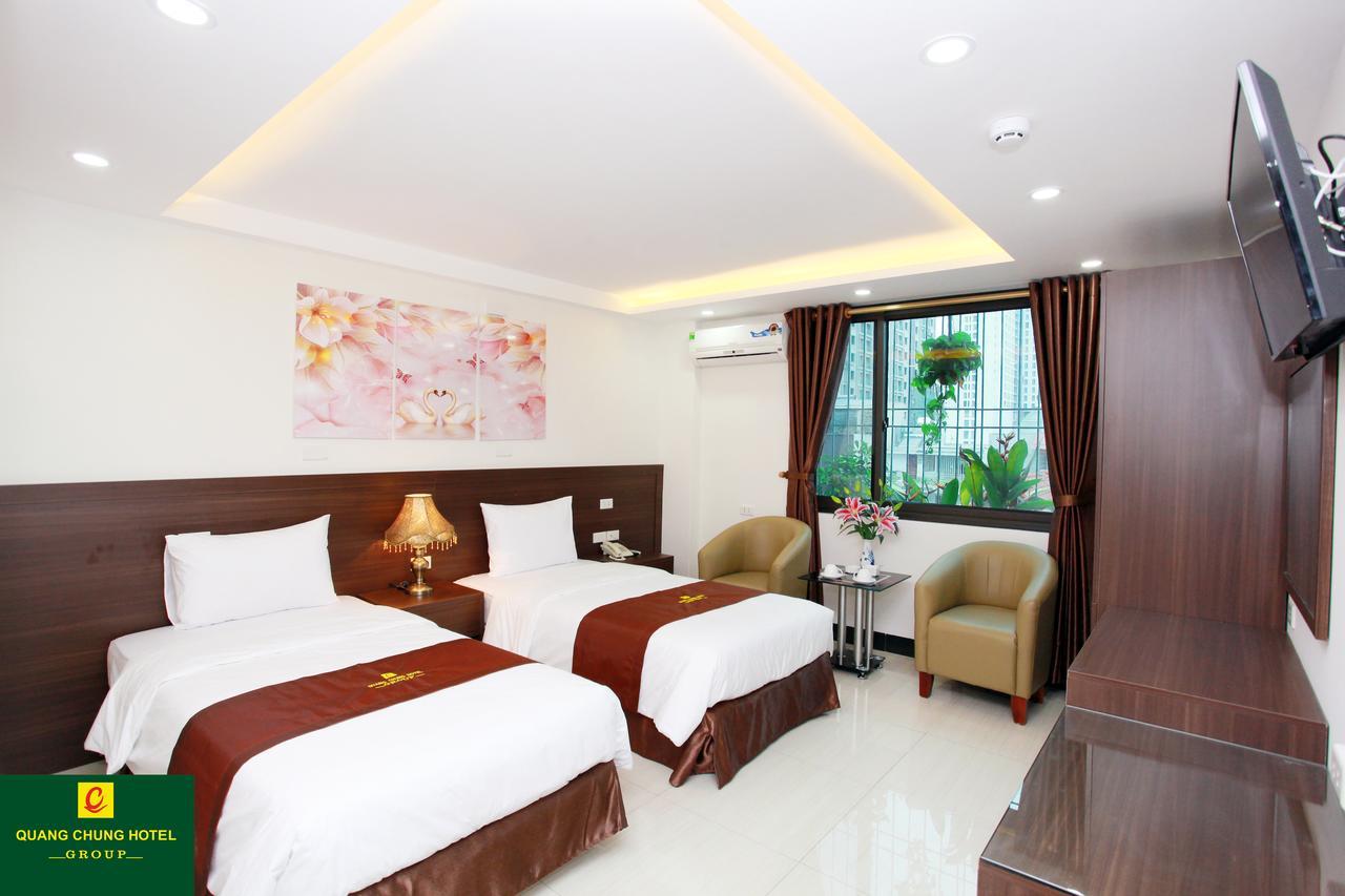 Quang Chung Hotel - 56 Le Van Thiem - By Bay Luxury Hanoi Dış mekan fotoğraf